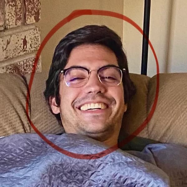 Chase Lopez Novak smiling.