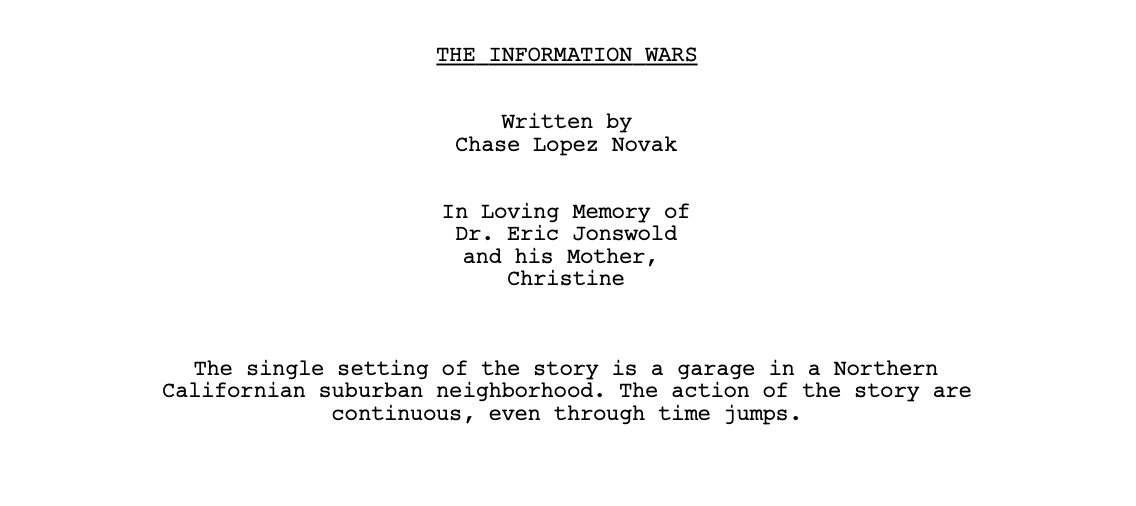 Title-page preview for “The Information Wars.”